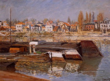 La Seine à Asnieres Claude Monet Peinture à l'huile